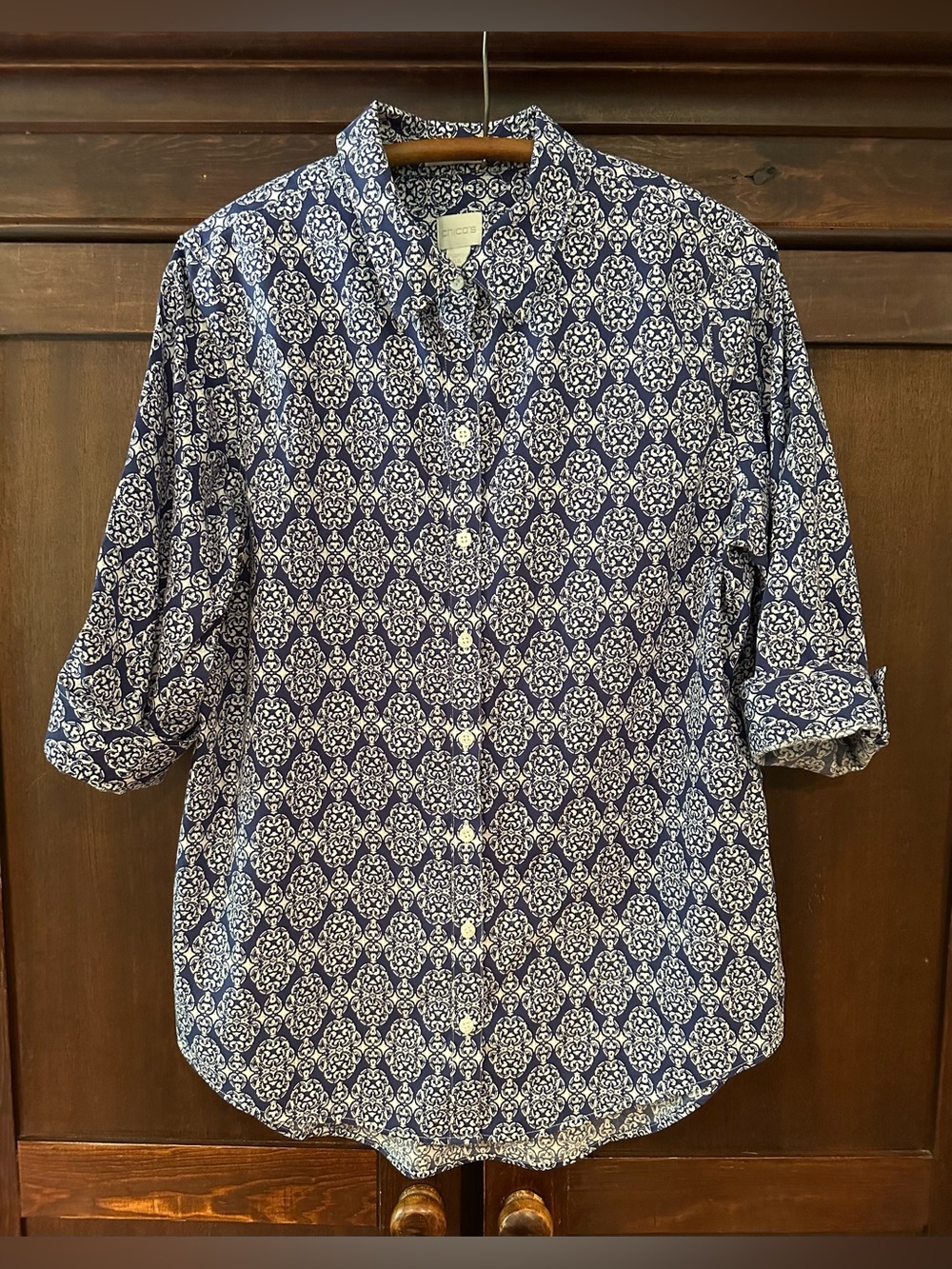 Chico’s • women’s button down shirt • top • blouse